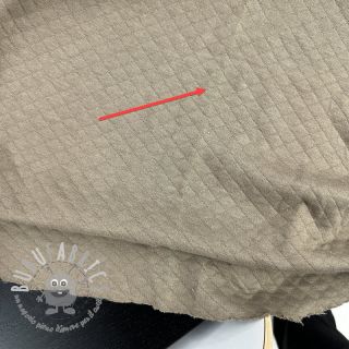 Felpa trapuntata dark taupe 2nd class