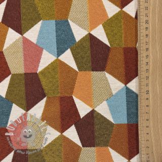 Tessuto decorativo jacquard Mustang multi