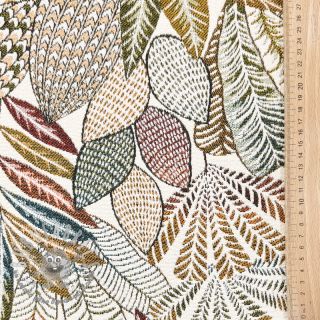 Tessuto decorativo jacquard Egypte blanc