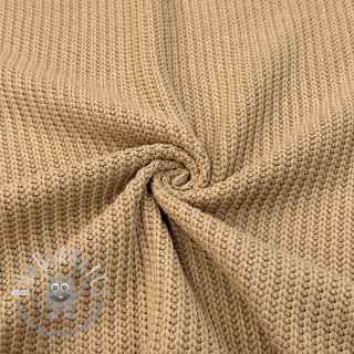 Tessuti per maglioni BIG KNIT beige