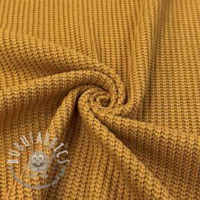 Tessuti per maglioni BIG KNIT mustard