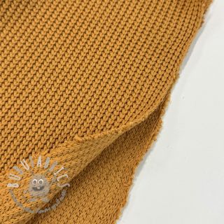 Tessuti per maglioni BIG KNIT mustard