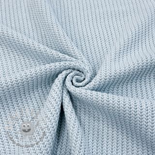 Tessuti per maglioni BIG KNIT baby blue