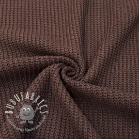 Tessuti per maglioni BIG KNIT dark brown