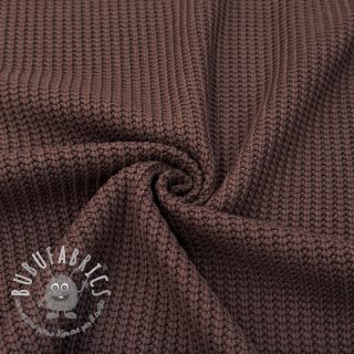 Tessuti per maglioni BIG KNIT dark brown