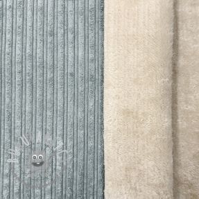 Velluto a coste Cofur fleece mint