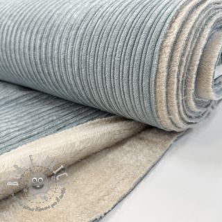 Velluto a coste Cofur fleece mint