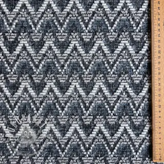 Maglia jacquard Comfilia Zigzag wavy blue