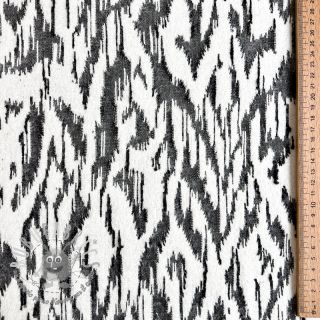 Maglia jacquard Comfy Blurry Ikat grey