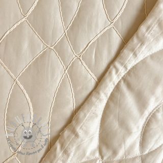 Tessuto trapuntato Cord off white