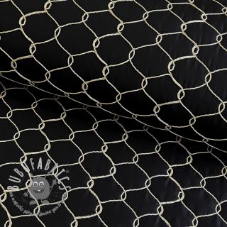 Tessuto trapuntato Cord black