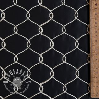 Tessuto trapuntato Cord black