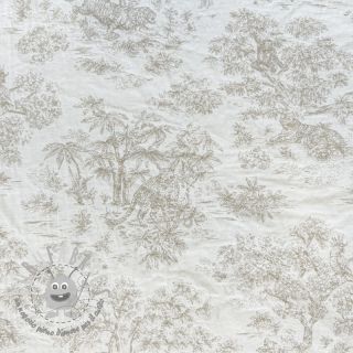 Tessuto decorativo jacquard MACASSAR alover lin