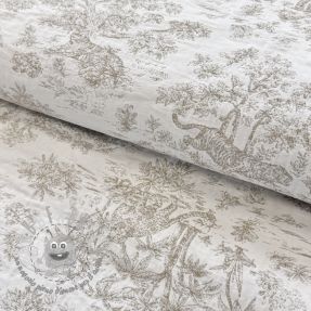 Tessuto decorativo jacquard MACASSAR alover lin