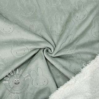 Peluche per neonati TEDDY Bunny old green