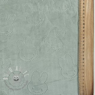 Peluche per neonati TEDDY Bunny old green