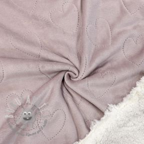 Peluche per neonati TEDDY Hearts old pink
