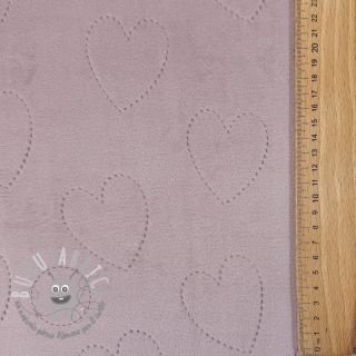 Peluche per neonati TEDDY Hearts old pink