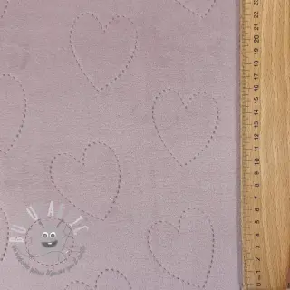 Peluche per neonati TEDDY Hearts old pink