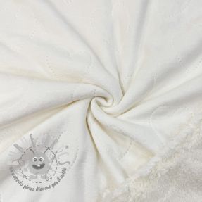 Peluche per neonati TEDDY Hearts off white