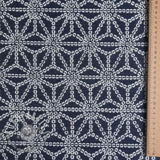 Tessuto decorativo jacquard Bong marine