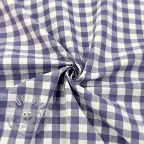 Tessuto di cotone Check lavender