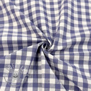 Tessuto di cotone Check lavender