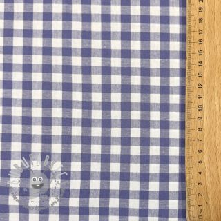 Tessuto di cotone Check lavender
