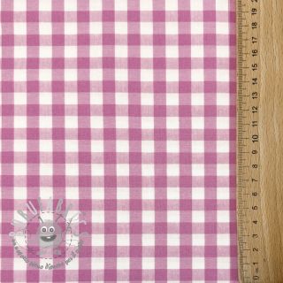 Tessuto di cotone Check pink