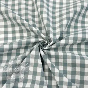 Tessuto di cotone Check teal