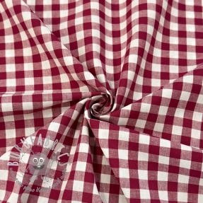 Tessuto di cotone Check berry