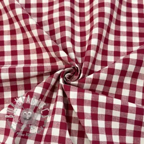 Tessuto di cotone Check berry
