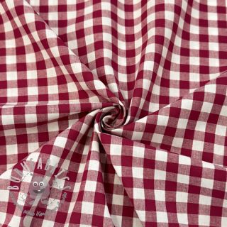 Tessuto di cotone Check berry