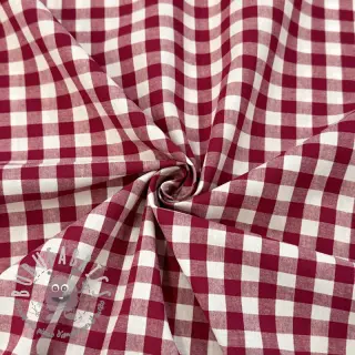 Tessuto di cotone Check berry