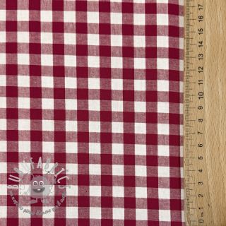 Tessuto di cotone Check berry