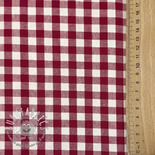 Tessuto di cotone Check berry