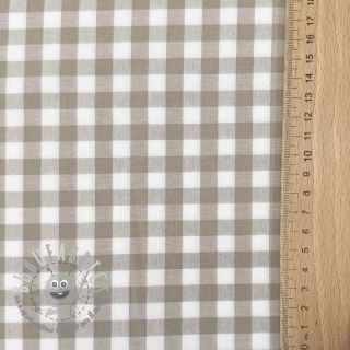 Tessuto di cotone Check sand