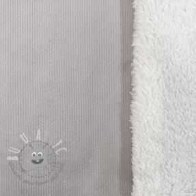Peluche per neonati TEDDY light grey
