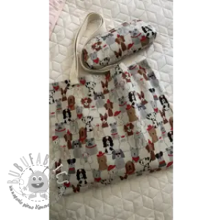 Tessuto decorativo Linenlook Dog Dress Up