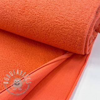 Fleece TEDDY DOUBLE SIDED tangerine