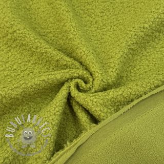 Fleece TEDDY DOUBLE SIDED old lime
