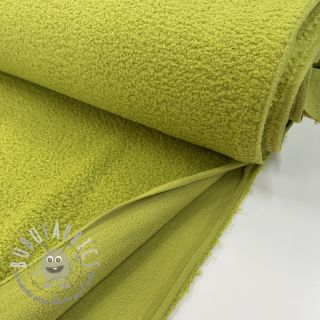 Fleece TEDDY DOUBLE SIDED old lime