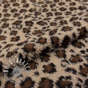 Tessuto per cappotti TEDDY Panthera light sand
