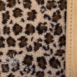 Tessuto per cappotti TEDDY Panthera light sand