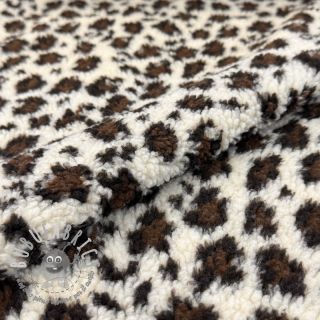 Tessuto per cappotti TEDDY Panthera off white