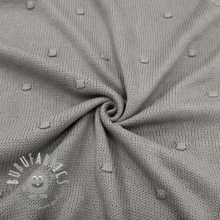 Tessuti per maglioni BIG KNIT DOT grey