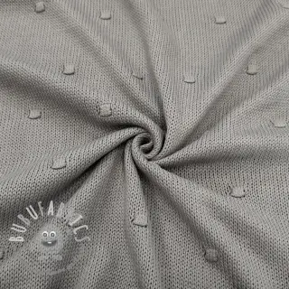 Tessuti per maglioni BIG KNIT DOT grey