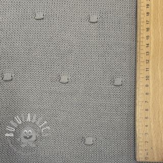 Tessuti per maglioni BIG KNIT DOT grey