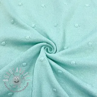 Tessuti per maglioni BIG KNIT DOT mint