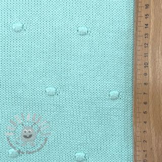 Tessuti per maglioni BIG KNIT DOT mint
